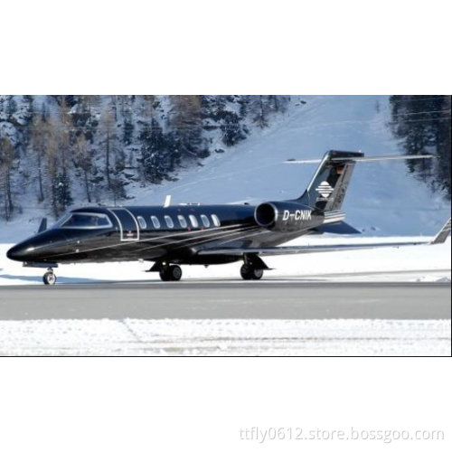 used white Bombardier aircraft